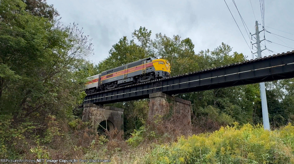 CVSR 6777 heads north later in the day.